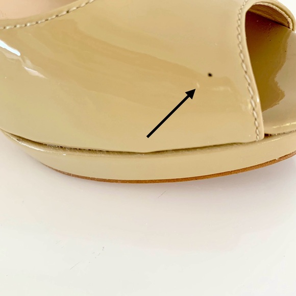 Vince Camuto Slingback Patent Leather High Heel Platform Size 7M - Picture 12 of 12